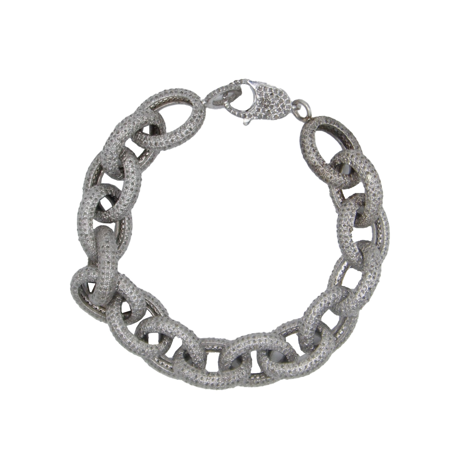 Super Woman Large Link Diamond Bracelet