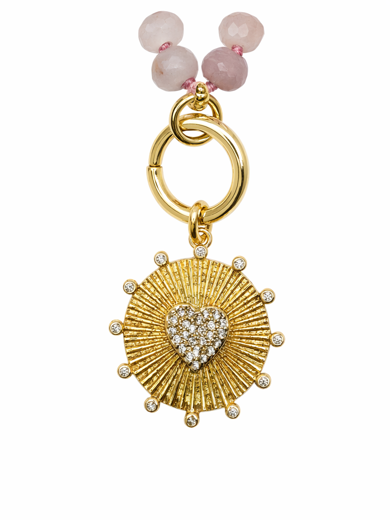 Modern Rose Quartz Necklace