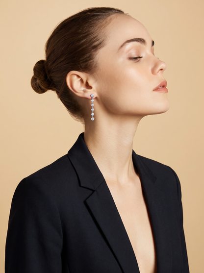 Reserve Waterfall Diamond Earrings