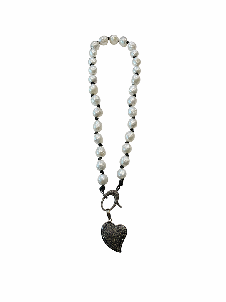 Luminous Pearls and Floating Heart
