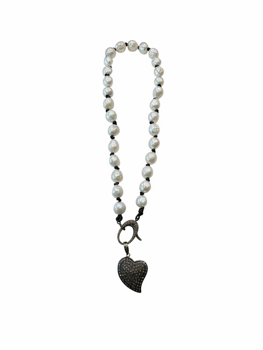 Luminous Pearls and Floating Heart