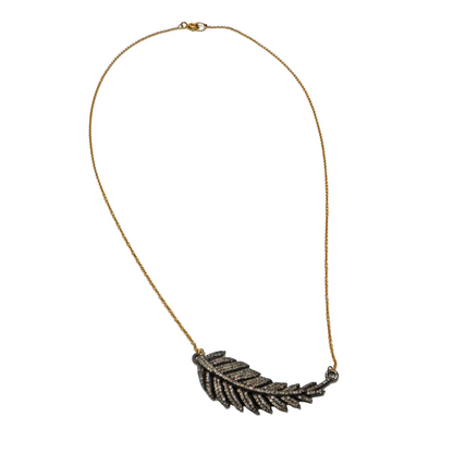 Super Woman Feather Necklace