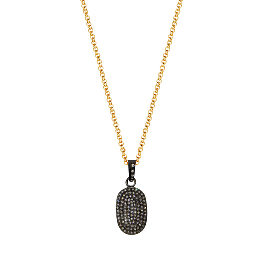 Petite Super Woman Vertical Medallion