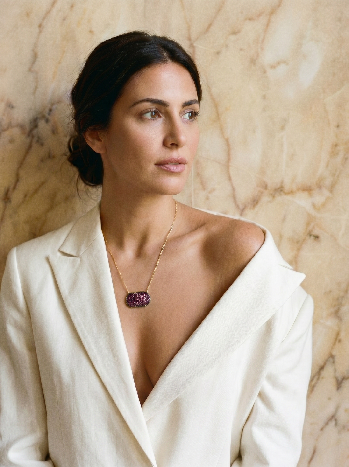 Super Woman Ruby Necklace