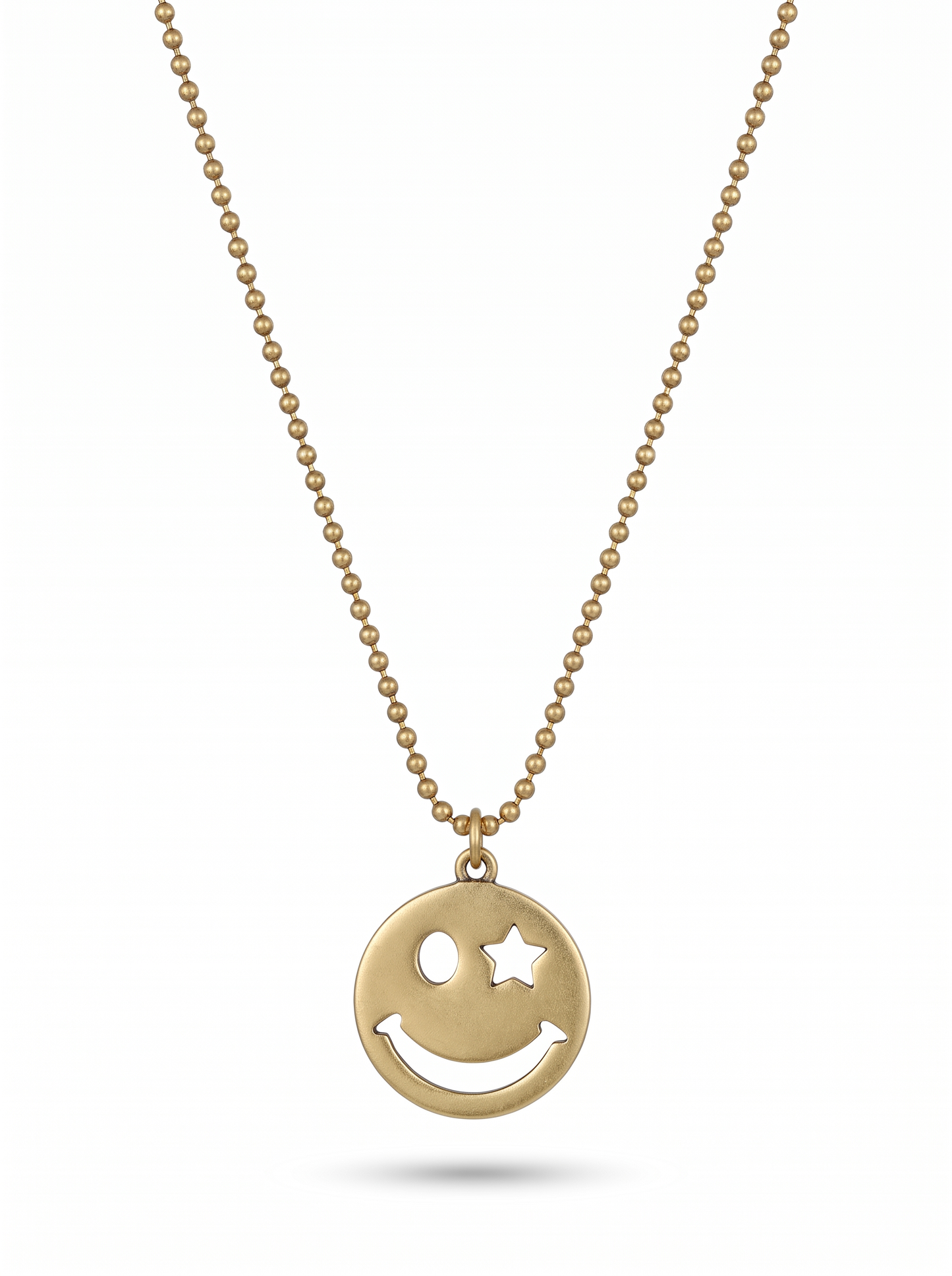 Second Nature Star Eye Happy Face Necklace