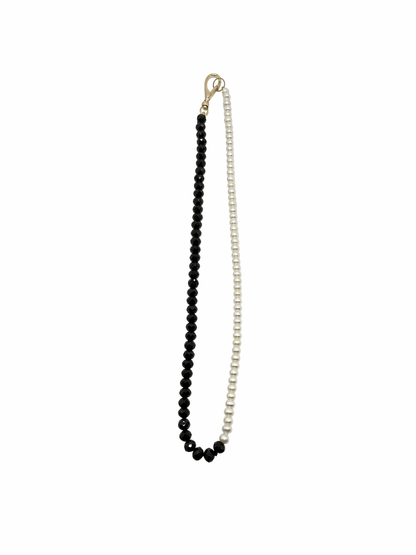 Luminous Pearl and Spinel Necklace