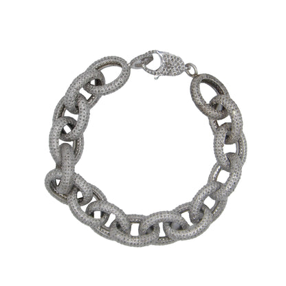 Super Woman Large Link Diamond Bracelet