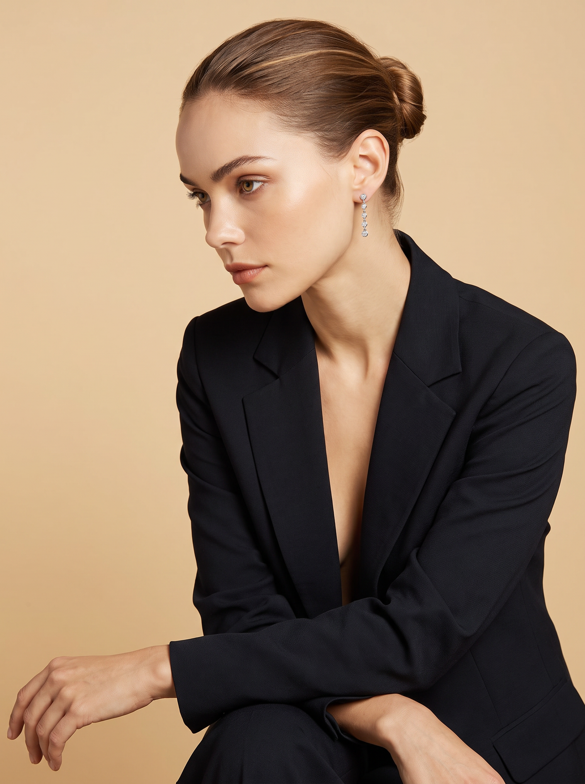 Reserve Waterfall Diamond Earrings