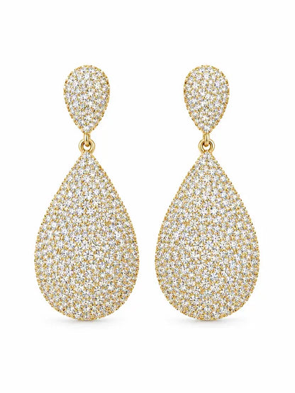 Reserve Gold Tear Drop Earrings