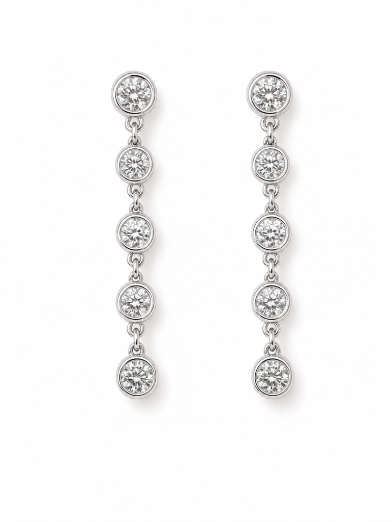 Reserve Waterfall Diamond Earrings