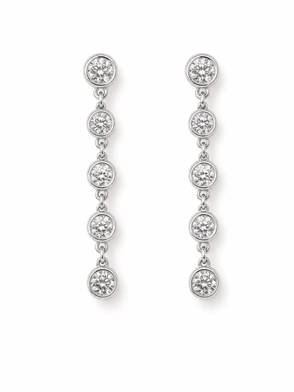 Reserve Waterfall Diamond Earrings
