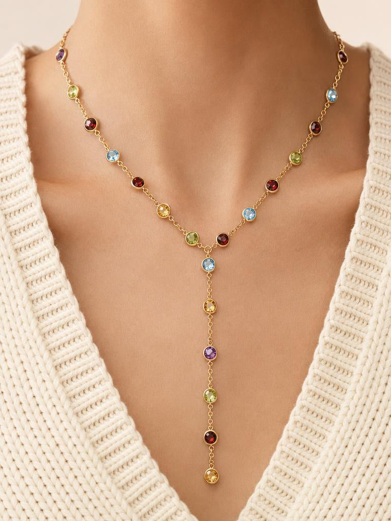 Modern Y Necklace