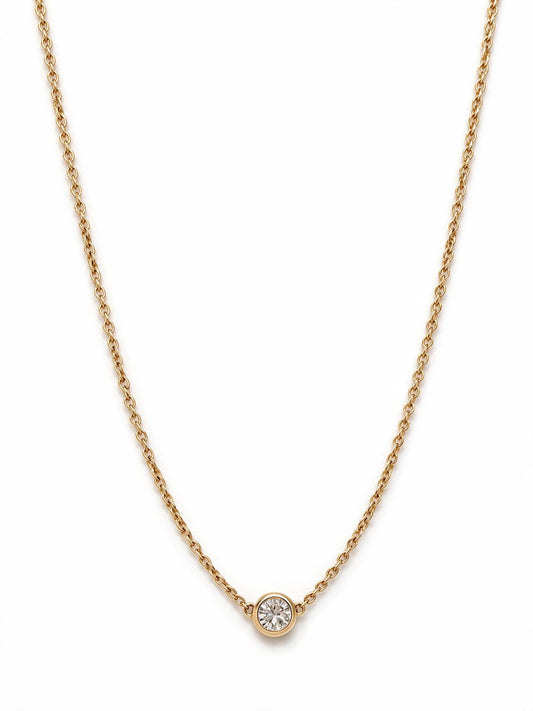 Reserve Brilliance Bezeled Necklace