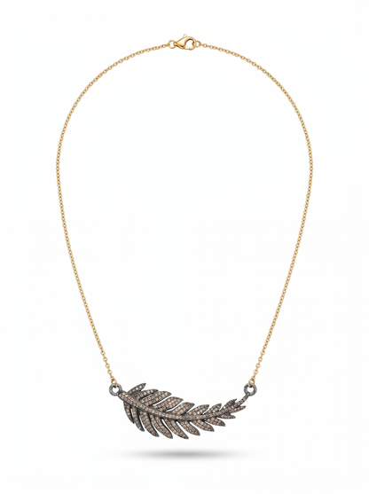 Super Woman Feather Necklace