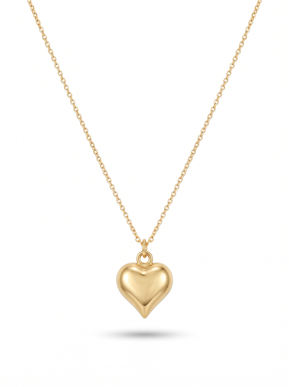 Second Nature Puffy Heart Necklace