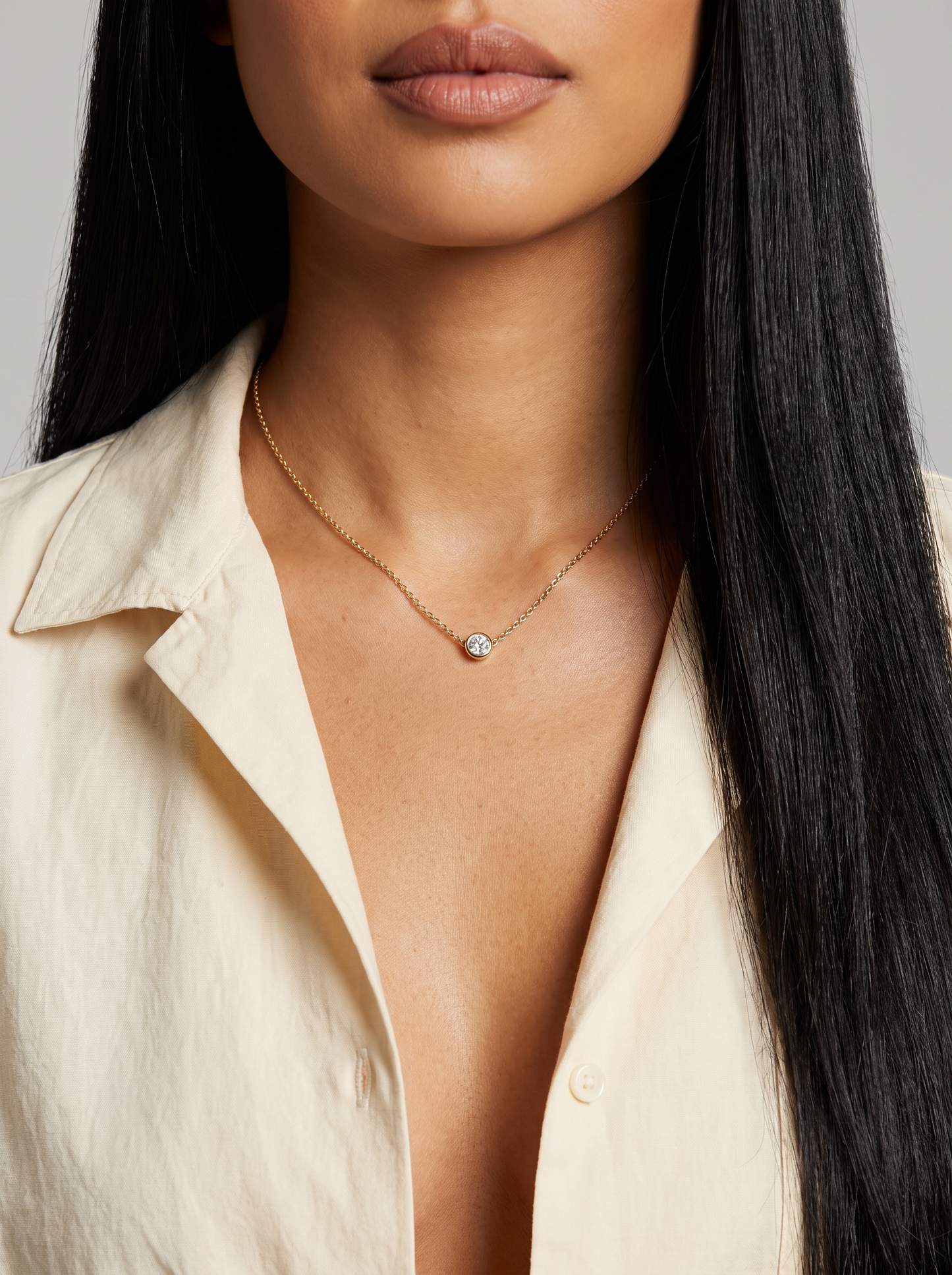Reserve Brilliance Bezeled Necklace